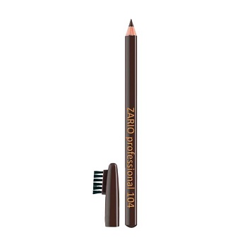 foto олівець для брів zario professional 104 темно-коричневий, 2 г