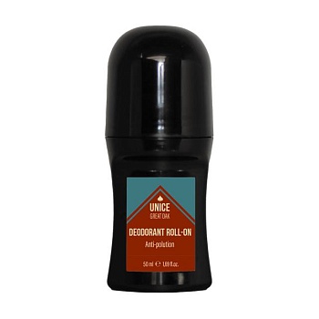 foto шариковый дезодорант-антиперспирант unice great oak deodorant roll-on мужской, 50 мл
