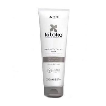 foto бальзам для волосся a.s.p kitoko dandruff-control balm проти лупи та свербіжу шкіри голови, 250 мл