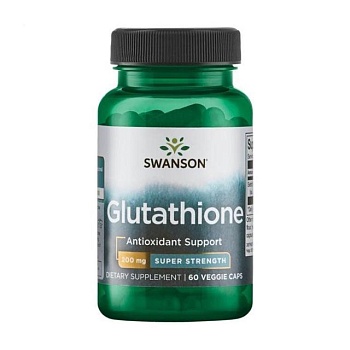 foto диетическая добавка в капсулах swanson glutathione 200 мг, 60 шт
