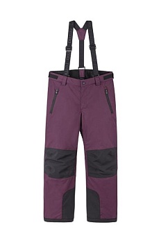 foto детские брюки reima цвет фиолетовый
