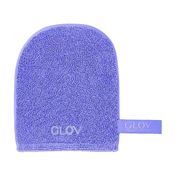 foto рукавица для снятия макияжа glov expert oily skin makeup remover для жирной кожи, purple, 1 шт