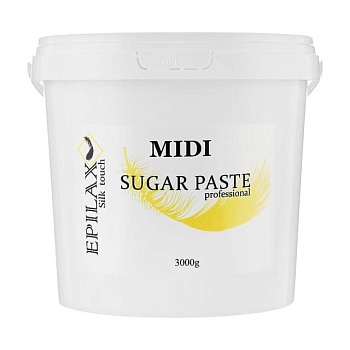 foto цукрова паста для шугарингу epilax silk touch classic sugar paste midi, 3 кг
