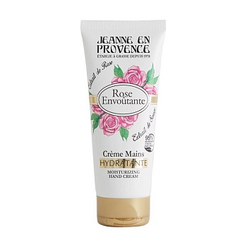 foto зволожувальний крем для рук jeanne en provence rose envoutante moisturizing hands cream, 75 мл