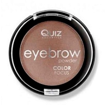 foto тіні-пудра для брів quiz cosmetics eyebrow powder тон 01, 4 г