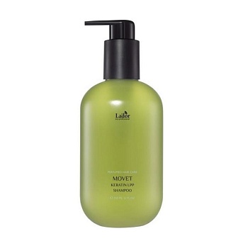 foto парфюмированный шампунь для волос la'dor keratin lpp shampoo movet с кератином, 350 мл