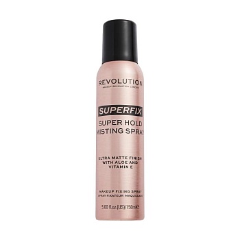foto фиксирующий спрей для макияжа makeup revolution superfix misting spray, 150 мл