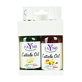 foto набор масел для кутикулы fayno cuticle oil 2 (дыня + фруктовый микс), 2*30 мл
