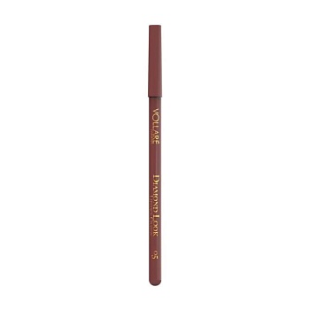 foto олівець для губ vollare cosmetics diamond look lipstick crayon 05 deep nude, 1 г