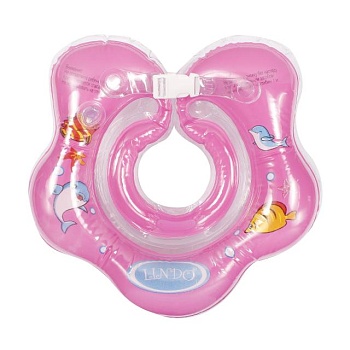 foto круг для купання немовлят lindo ln-1559 рожевий