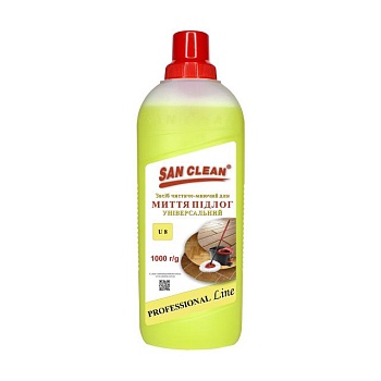 foto средство чистяще-моющее san clean professional line универсалий, для мытья полов, 1 кг