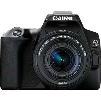 foto уцінка - фотокамера дзеркальна canon eos 250d kit 18-55 dc iii black (3454c009) #
