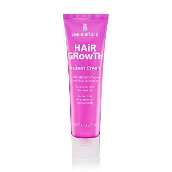 foto протеїновий крем lee stafford hair growth protein cream для догляду за довгим волоссям, 100 мл