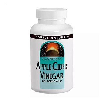 foto дієтична добавка в таблетках source naturals apple cider vinegar яблучний оцет, 500 мг, 180 шт