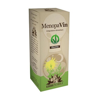 foto диетическая добавка в каплях erbenobili menopavin для облегчения симптомов менопаузы, 50 мл