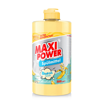 foto средство для мытья посуды maxi power банан, 500 мл
