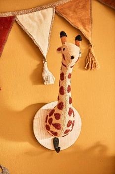 foto настенная вешалка calma house jirafa