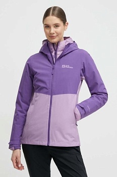 foto куртка outdoor jack wolfskin weiltal 2l цвет фиолетовый