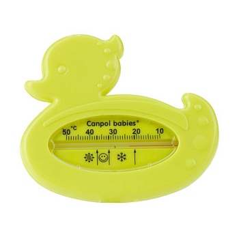 foto термометр для воды canpol babies утка от рождения, зеленый (2/781)
