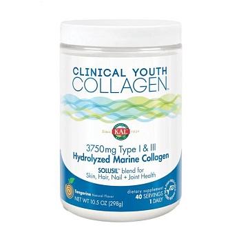 foto дієтична добавка колаген в порошку kal clinical youth collagen type i & iii, 3750 мг, 298 г