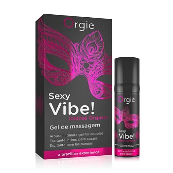 foto рідкий вібратор orgie sexy vibe! hot intense orgasm liquid vibrator, 15 мл