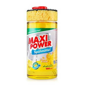 foto средство для мытья посуды maxi power лимон, 1 л