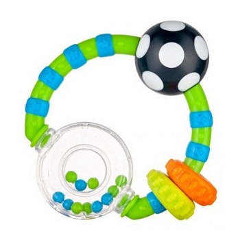 foto іграшка-брязкальце canpol babies м'ячик та кольорові кульки, зелена, від народження (56/145)