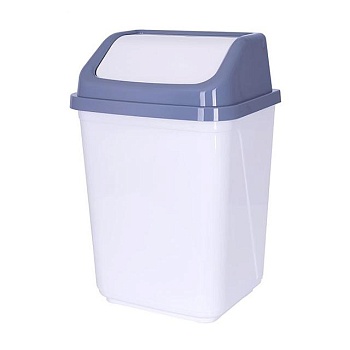foto контейнер для мусора violet house white-grey, 35*22.5*30 см, 20 л