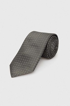 foto шелковый галстук boss цвет зелёный