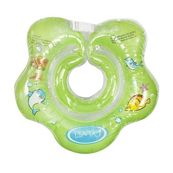 foto круг для купания младенцев lindo ln-1561 зеленый