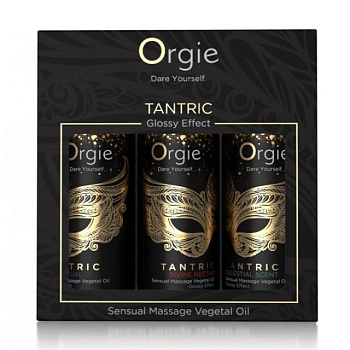 foto набір масажних олій orgie tantric mini size collection, 3*30 мл