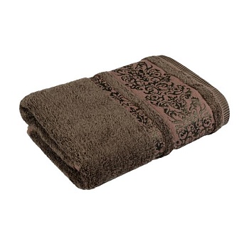foto махровий рушник для ванної home line bamboo коричневий, 50*90 см (127248)