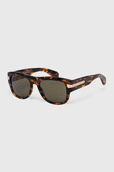 foto сонцезахисні окуляри gucci чоловічі колір коричневий gg1517s
