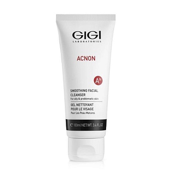 foto мыло gigi acnon smoothing facial cleanser для жирной и проблемной кожи лица, 100 мл