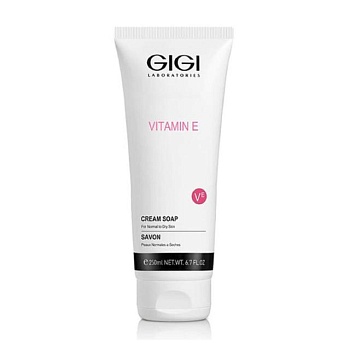 foto жидкое мыло gigi vitamin e cream soap для нормальной и сухой кожи лица, 250 мл