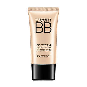 foto bb-крем для обличчя images bb cream moist concealer, natural color, 40 г