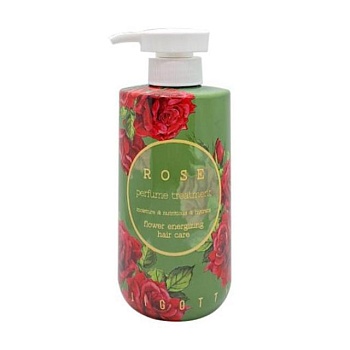 foto парфюмированный бальзам для волос jigott rose perfume treatment, 500 мл