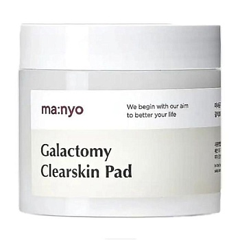 foto очищувальні педи для обличчя manyo galactomy clearskin pad з галактомісисом, 60 шт