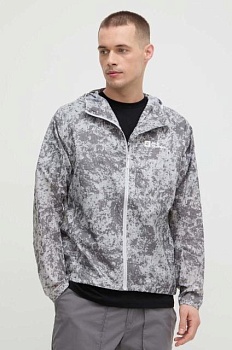 foto куртка outdoor jack wolfskin prelight wind цвет серый