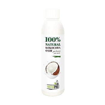 foto кокосовое масло для волос и тела naturpro 100% natural, 60 мл