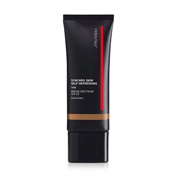 foto тональний флюїд для обличчя shiseido synchro skin self-refreshing tint spf 20, 425 tan ume, 30 мл