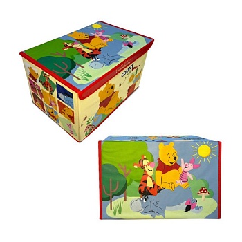foto корзина-ящик для игрушек країна іграшок winnie the pooh, 38*25*25 см (d-3522)