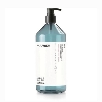 foto безсульфатний шампунь kaaral maraes color care shampoo для фарбованого волосся, 1 л