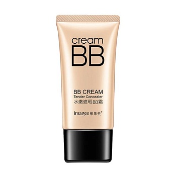 foto bb-крем для обличчя images bb cream moist concealer, ivory, 40 г