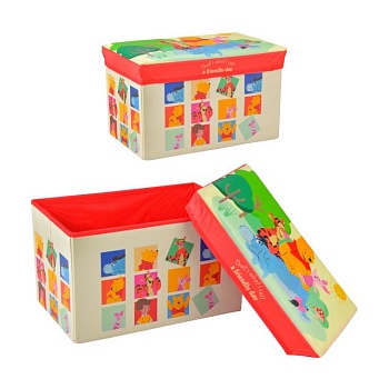 foto корзина-ящик для игрушек країна іграшок winnie the pooh, 40*25*25 см (d-3521)