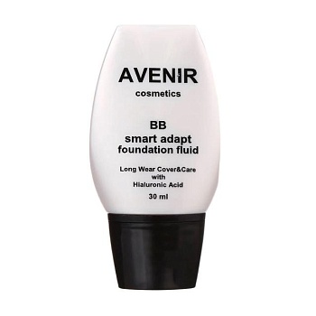 foto тональний bb-крем для обличчя avenir cosmetics smart adapt foundation fluid spf 20, light, 30 мл