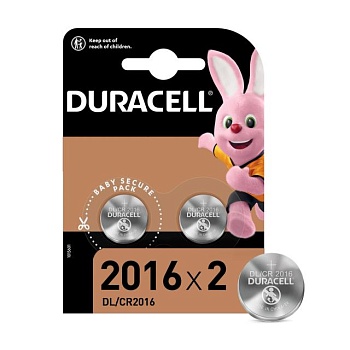foto литиевые батарейки duracell 3v 2016 монетного типа, 2 шт