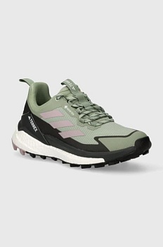 foto черевики adidas terrex free hiker 2 low gtx жіночі колір зелений ie5100