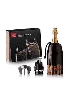 foto набор для шампанского vacu vin