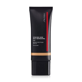 foto тональный флюид для лица shiseido synchro skin self-refreshing tint spf 20, 235 light hiba, 30 мл